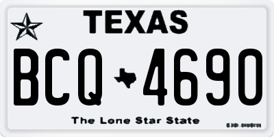 TX license plate BCQ4690