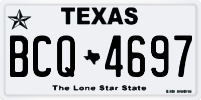 TX license plate BCQ4697