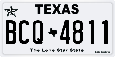 TX license plate BCQ4811