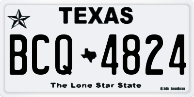 TX license plate BCQ4824