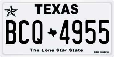 TX license plate BCQ4955