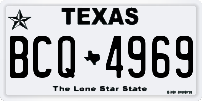 TX license plate BCQ4969