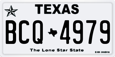 TX license plate BCQ4979