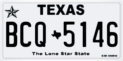 TX license plate BCQ5146