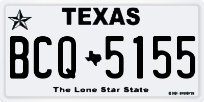 TX license plate BCQ5155