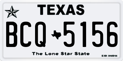 TX license plate BCQ5156