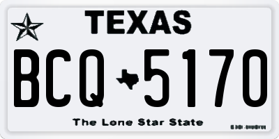 TX license plate BCQ5170