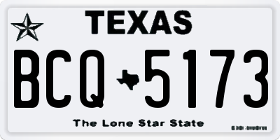 TX license plate BCQ5173