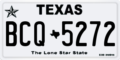 TX license plate BCQ5272