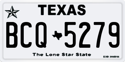 TX license plate BCQ5279