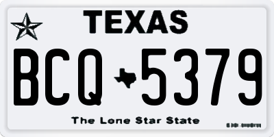 TX license plate BCQ5379