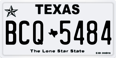 TX license plate BCQ5484