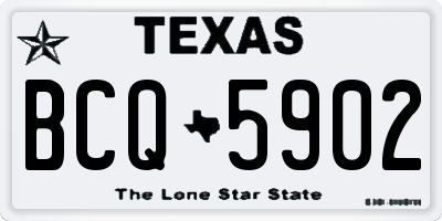 TX license plate BCQ5902