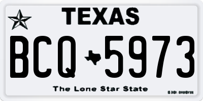 TX license plate BCQ5973