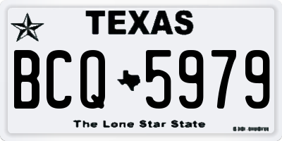 TX license plate BCQ5979
