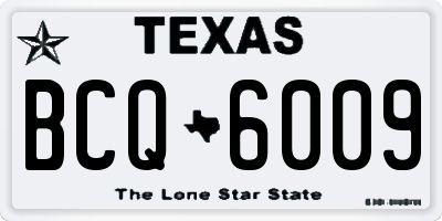 TX license plate BCQ6009