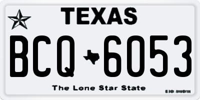 TX license plate BCQ6053