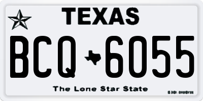 TX license plate BCQ6055