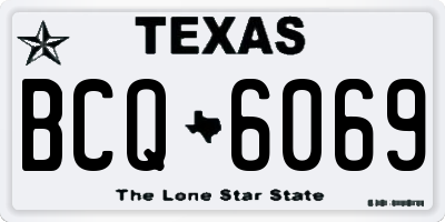TX license plate BCQ6069