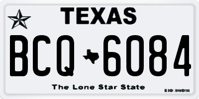 TX license plate BCQ6084