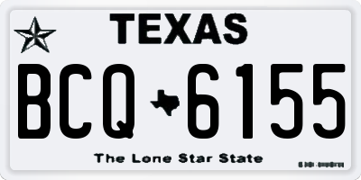 TX license plate BCQ6155