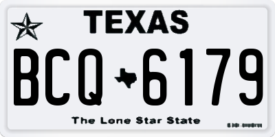 TX license plate BCQ6179