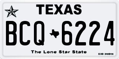 TX license plate BCQ6224
