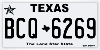 TX license plate BCQ6269