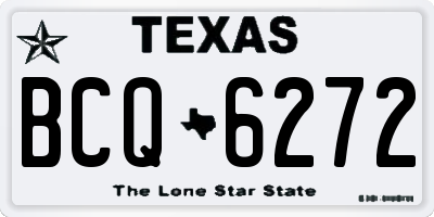 TX license plate BCQ6272