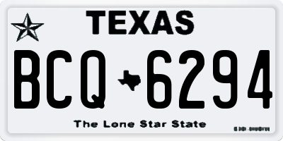 TX license plate BCQ6294