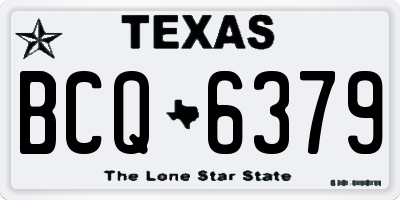 TX license plate BCQ6379