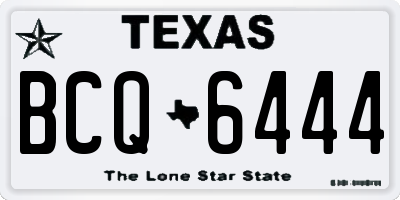 TX license plate BCQ6444