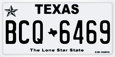TX license plate BCQ6469