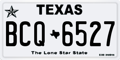 TX license plate BCQ6527