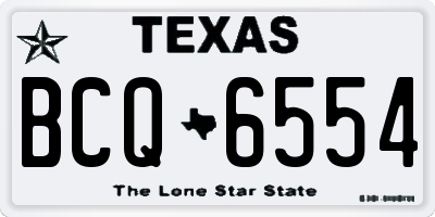 TX license plate BCQ6554