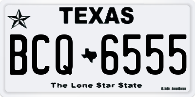 TX license plate BCQ6555