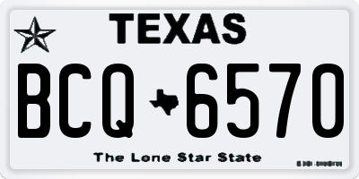 TX license plate BCQ6570