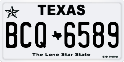 TX license plate BCQ6589