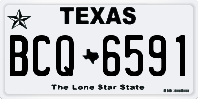 TX license plate BCQ6591