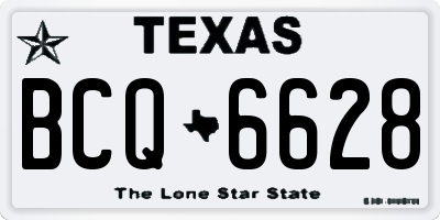TX license plate BCQ6628