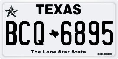 TX license plate BCQ6895
