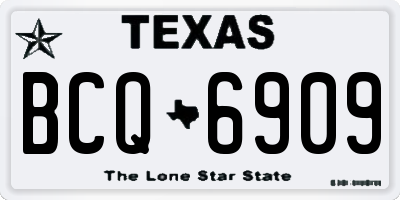 TX license plate BCQ6909