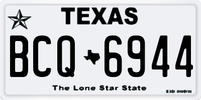 TX license plate BCQ6944