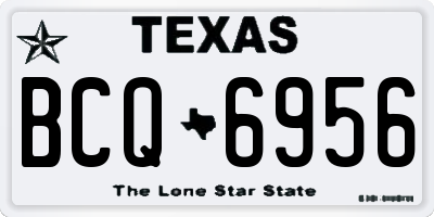 TX license plate BCQ6956