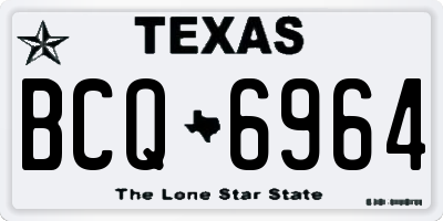 TX license plate BCQ6964