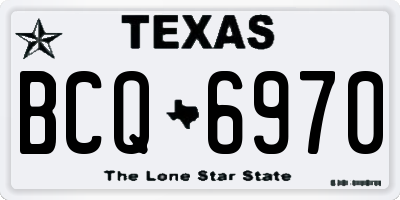 TX license plate BCQ6970