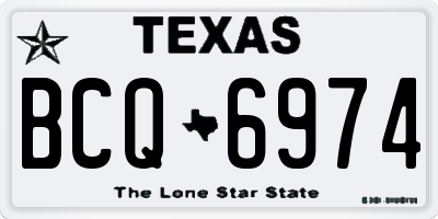 TX license plate BCQ6974