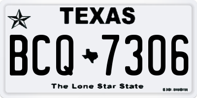TX license plate BCQ7306
