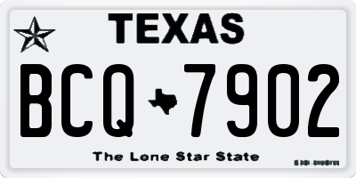 TX license plate BCQ7902