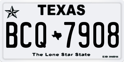 TX license plate BCQ7908